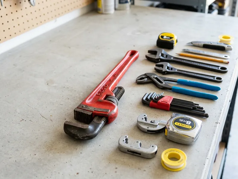 Professional plumbers in Gilbertville, IA equipped with top-tier tools for residential and commercial plumbing services.
